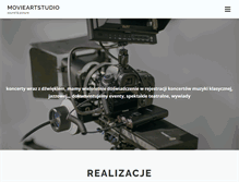 Tablet Screenshot of movieartstudio.pl